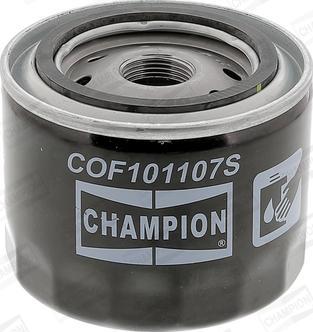 Champion COF101107S - Eļļas filtrs autospares.lv