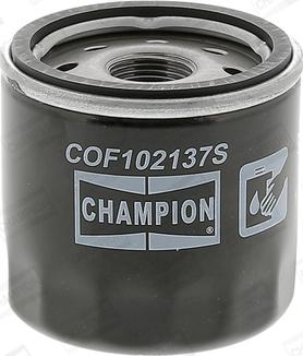 Champion COF102137S - Eļļas filtrs www.autospares.lv