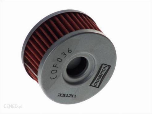 Champion HF136COF036 - Eļļas filtrs www.autospares.lv