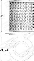 Champion X116/606 - Масляный фильтр www.autospares.lv