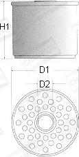 Champion L131/606 - Degvielas filtrs www.autospares.lv