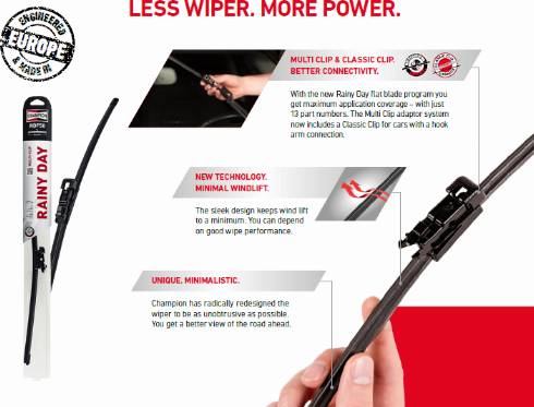 Champion RDF48/B01 - Wiper Blade www.autospares.lv