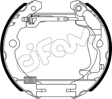 Cifam 151-492 - Bremžu loku komplekts www.autospares.lv