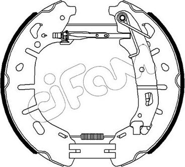 Cifam 151-482 - Bremžu loku komplekts www.autospares.lv