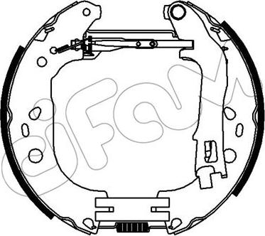 Cifam 151-436 - Bremžu loku komplekts autospares.lv