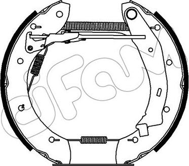 Cifam 151-428 - Brake Shoe Set www.autospares.lv