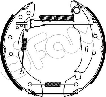 Cifam 151-422 - Bremžu loku komplekts www.autospares.lv