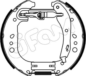 Cifam 151-546 - Bremžu loku komplekts www.autospares.lv