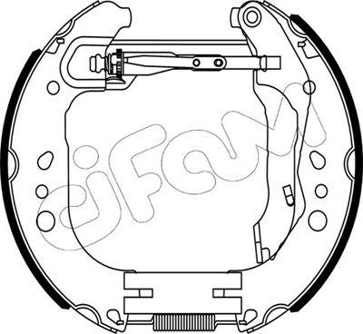 Cifam 151-505 - Bremžu loku komplekts www.autospares.lv