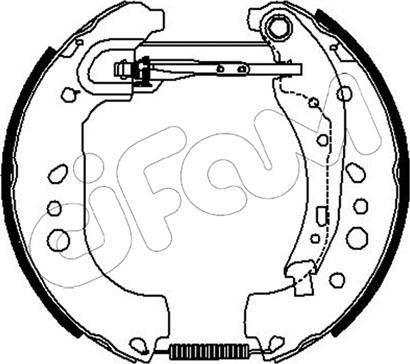 Cifam 151-529 - Bremžu loku komplekts www.autospares.lv