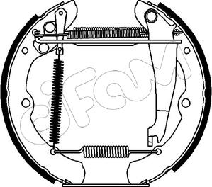 Cifam 151-100 - Bremžu loku komplekts autospares.lv