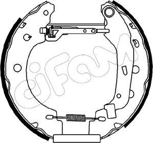 Cifam 151-097 - Bremžu loku komplekts www.autospares.lv