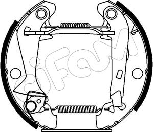 Cifam 151-044 - Bremžu loku komplekts www.autospares.lv