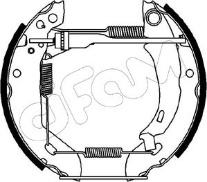 Cifam 151-054 - Bremžu loku komplekts www.autospares.lv