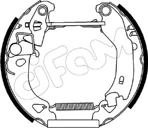 Cifam 151-052 - Bremžu loku komplekts www.autospares.lv