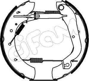 Cifam 151-065 - Bremžu loku komplekts www.autospares.lv