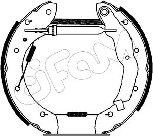 Cifam 151-067 - Bremžu loku komplekts autospares.lv