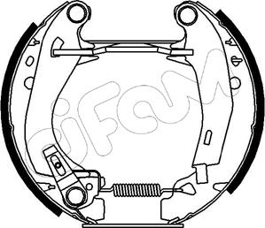 Cifam 151-010 - Brake Shoe Set www.autospares.lv