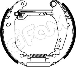 Cifam 151-014 - Bremžu loku komplekts www.autospares.lv