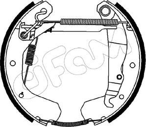 Cifam 151-080 - Bremžu loku komplekts autospares.lv