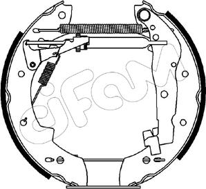 Cifam 151-088 - Brake Shoe Set www.autospares.lv