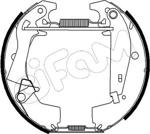 Cifam 151-070 - Bremžu loku komplekts www.autospares.lv