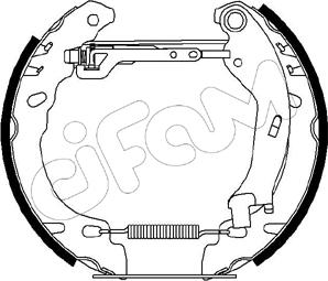 Cifam 151-194 - Bremžu loku komplekts www.autospares.lv