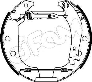 Cifam 151-143 - Bremžu loku komplekts www.autospares.lv