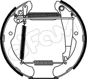 Cifam 151-178 - Bremžu loku komplekts autospares.lv