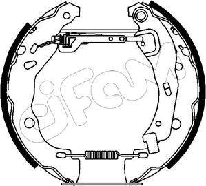 Cifam 151-180 - Bremžu loku komplekts www.autospares.lv