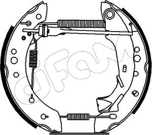 Cifam 151-166 - Brake Shoe Set www.autospares.lv