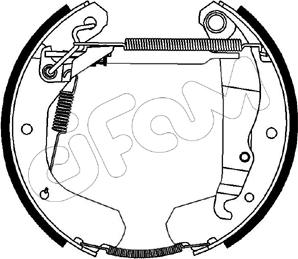 Cifam 151-111 - Bremžu loku komplekts www.autospares.lv