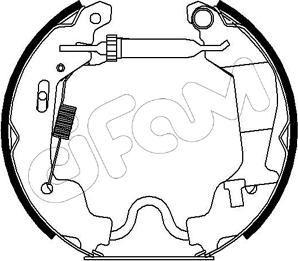 Cifam 151-187 - Bremžu loku komplekts www.autospares.lv