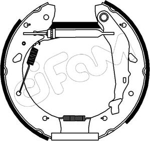 Cifam 151-179 - Bremžu loku komplekts www.autospares.lv