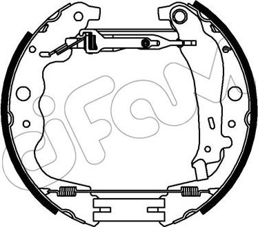 Cifam 151-340 - Bremžu loku komplekts www.autospares.lv