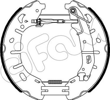 Cifam 151-354 - Bremžu loku komplekts www.autospares.lv