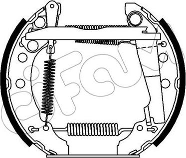 Cifam 151-367 - Bremžu loku komplekts autospares.lv