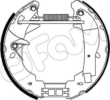 Cifam 151-309 - Bremžu loku komplekts www.autospares.lv