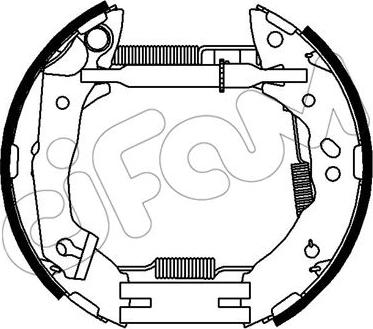 Cifam 151-306 - Bremžu loku komplekts www.autospares.lv