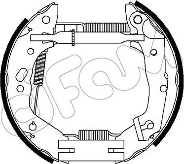 Cifam 151-315 - Bremžu loku komplekts www.autospares.lv