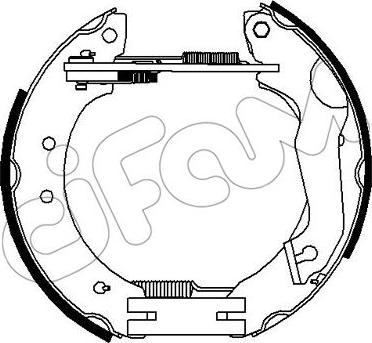 Cifam 151-317 - Bremžu loku komplekts www.autospares.lv