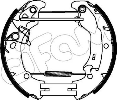 Cifam 151-334 - Bremžu loku komplekts www.autospares.lv