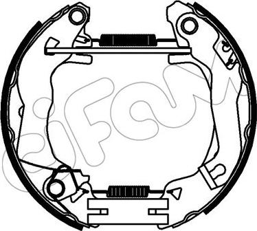 Cifam 151-323 - Bremžu loku komplekts www.autospares.lv