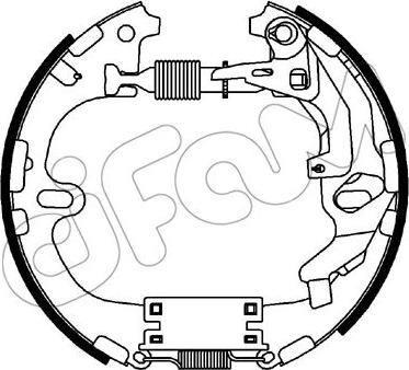 Cifam 151-299 - Bremžu loku komplekts www.autospares.lv