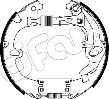 Cifam 151-290 - Bremžu loku komplekts www.autospares.lv