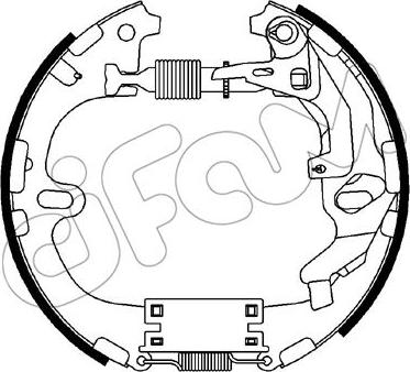 Cifam 151-298 - Bremžu loku komplekts www.autospares.lv