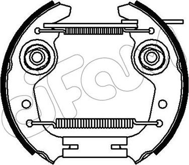 Cifam 151-240 - Bremžu loku komplekts www.autospares.lv