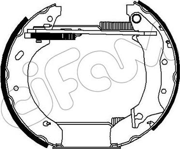 Cifam 151-250 - Bremžu loku komplekts www.autospares.lv