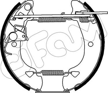 Cifam 151-251 - Bremžu loku komplekts www.autospares.lv