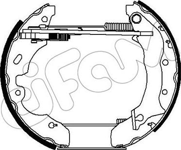 Cifam 151-260 - Bremžu loku komplekts www.autospares.lv